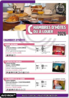 Brochure Chambres à louer 2026 Larzac Vallées Brochure Chambres à louer 2026 Larzac Vallées