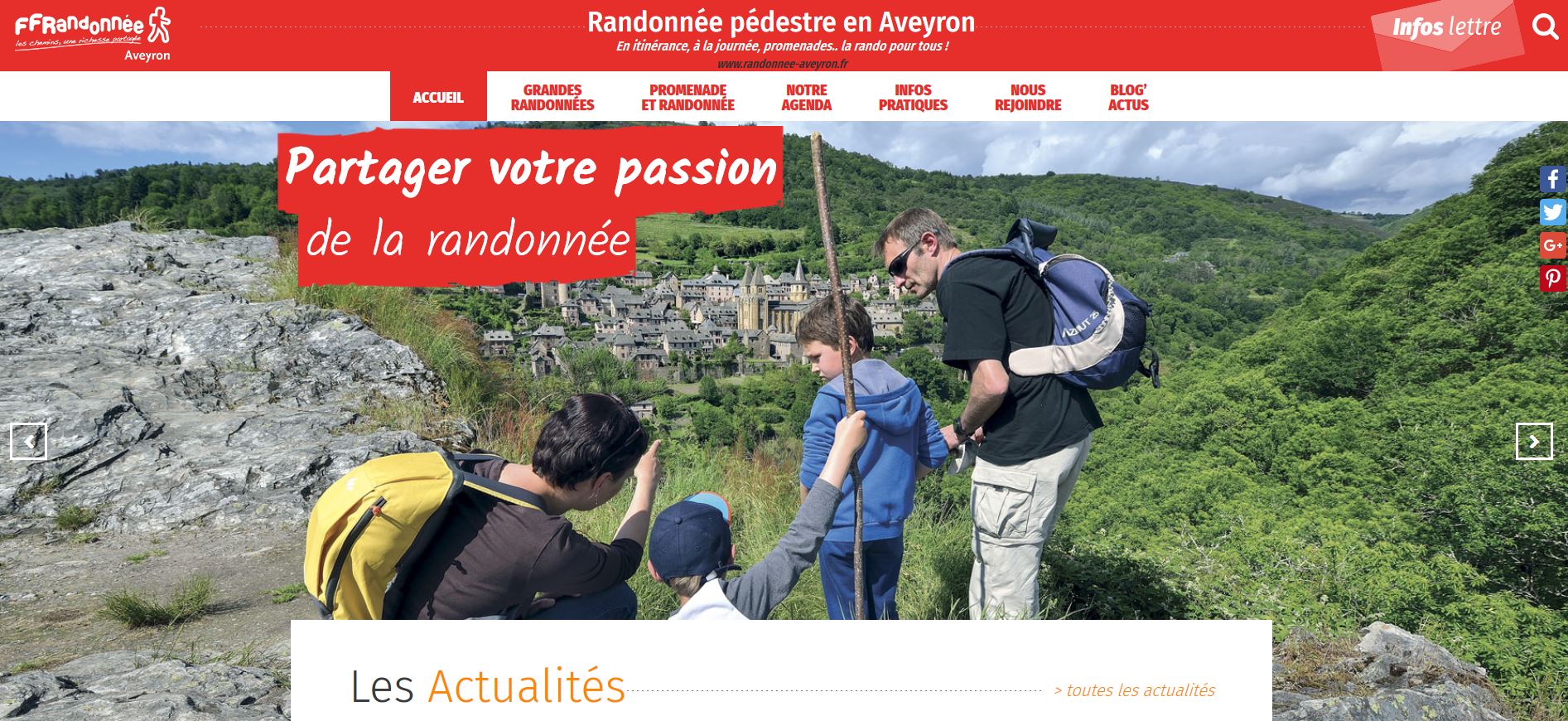 Comité de la Randonnée Pédestre de l'Aveyron